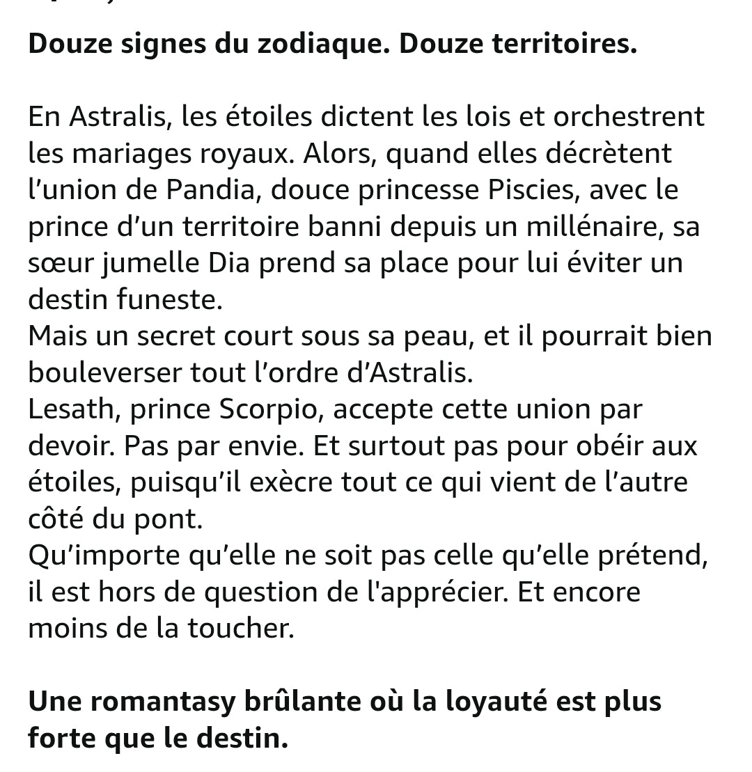 La Promesse des Astres Relié